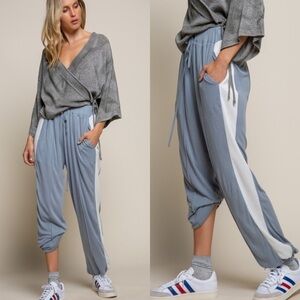 Dreams Blue 100% Tencel Track Pants